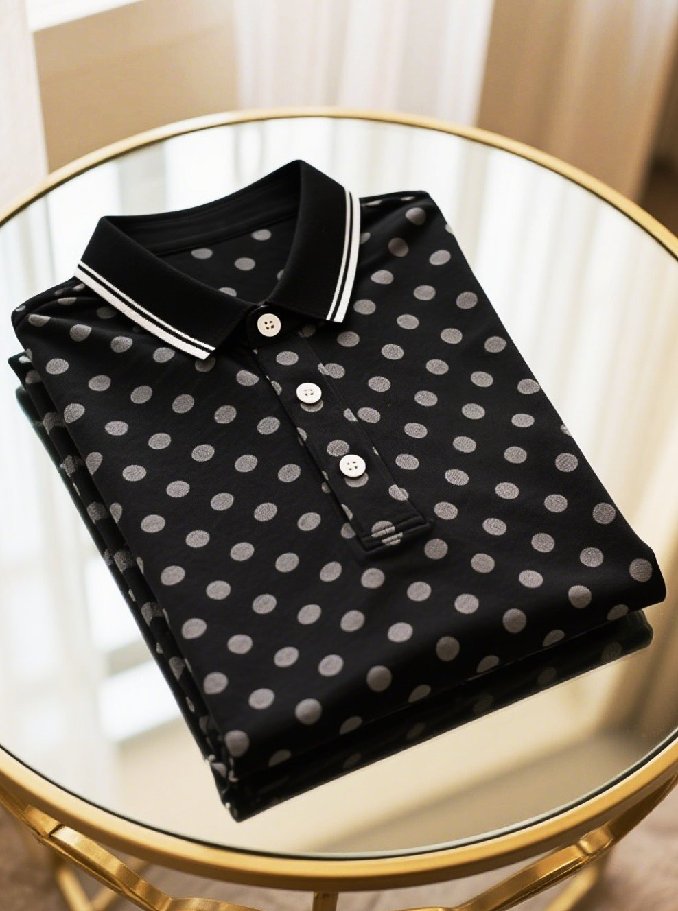 Men's Business Union Jack Casual Button Short Sleeve Polo Shirt