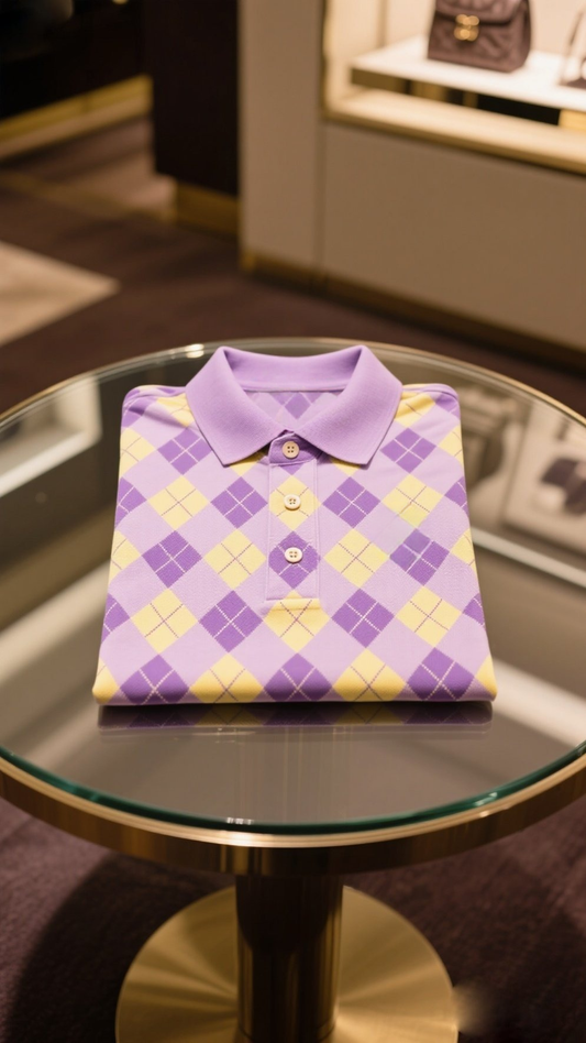 Men's Business Casual Button Short Sleeve Polo Shirt