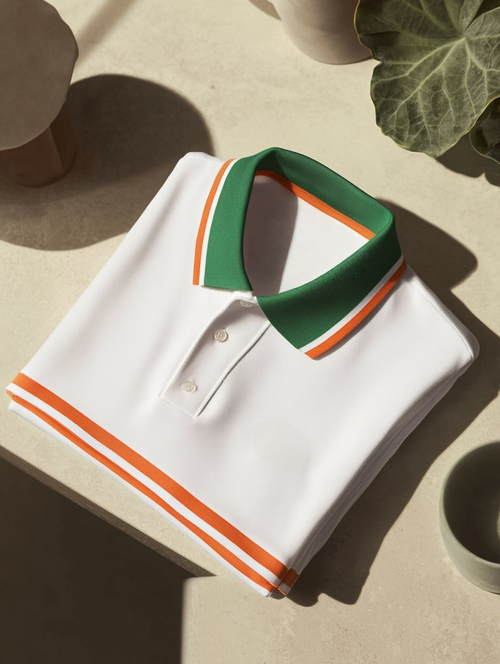 Men's Business Casual Button Short Sleeve Polo Shirt