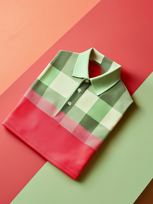 Men's Business Casual Button Short Sleeve Polo Shirt