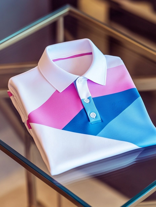 Men's Business Casual Button Short Sleeve Polo Shirt