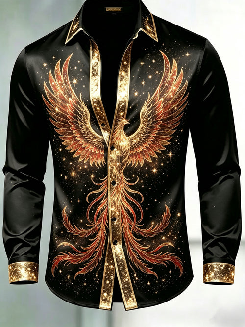 Men's Ancient Chinese Star Chart Long Sleeve Shirt