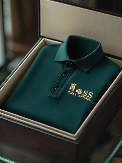 Men's Business Casual Short Sleeve Polo Shirt