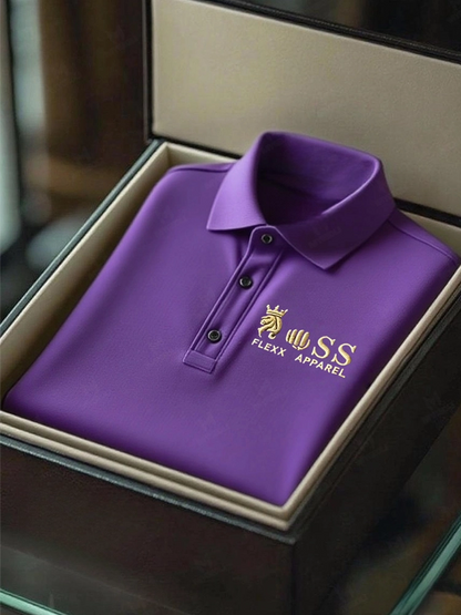 Men's Business Casual Short Sleeve Polo Shirt