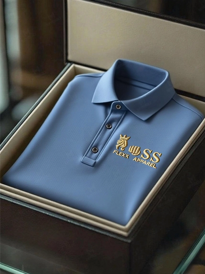Men's Business Casual Short Sleeve Polo Shirt