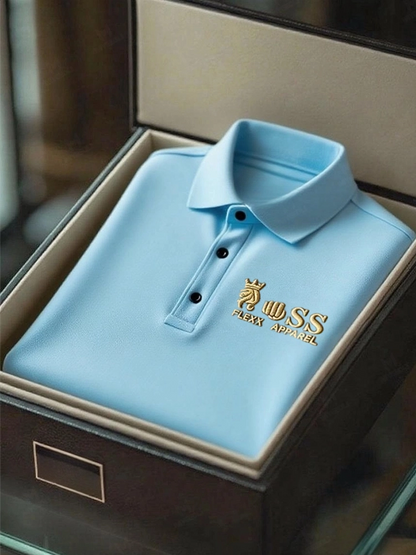 Men's Business Casual Short Sleeve Polo Shirt
