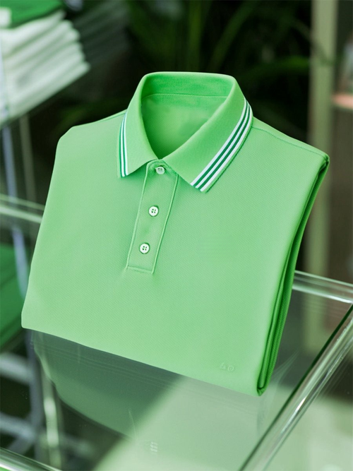 Men's Business Casual Button Short Sleeve Polo Shirt