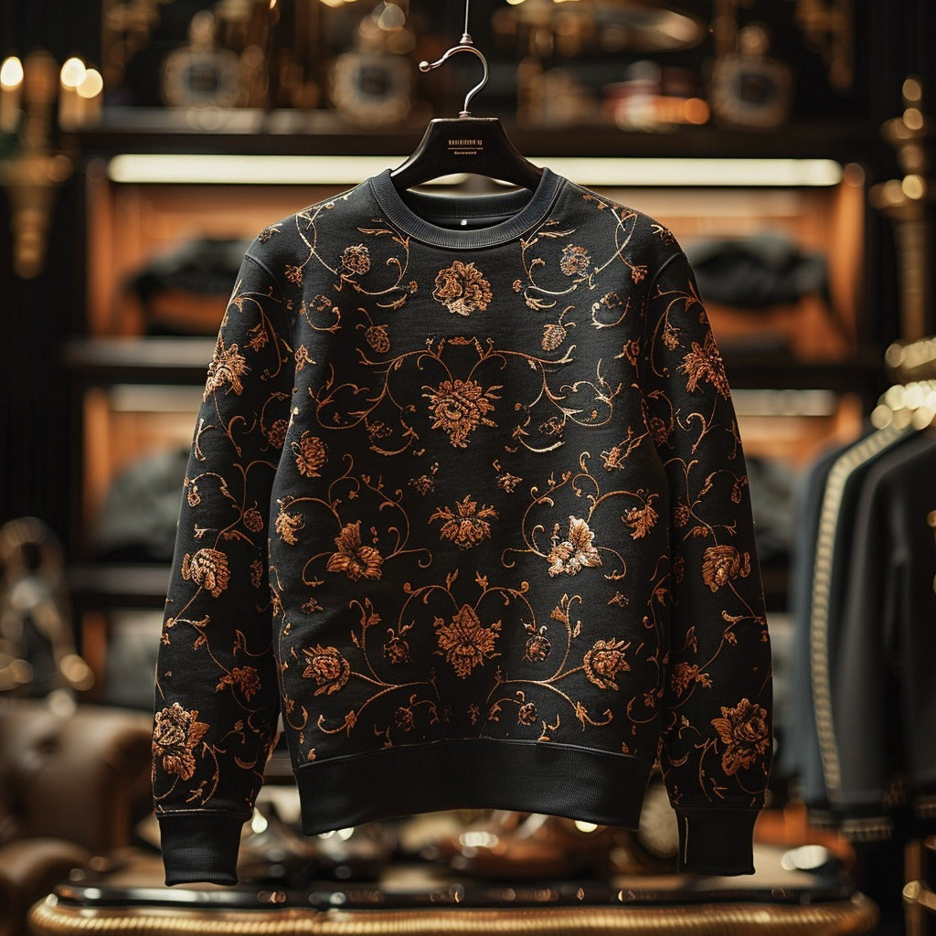 Embrace Modern Elegance Stylish Prestige Man Sweatshirt