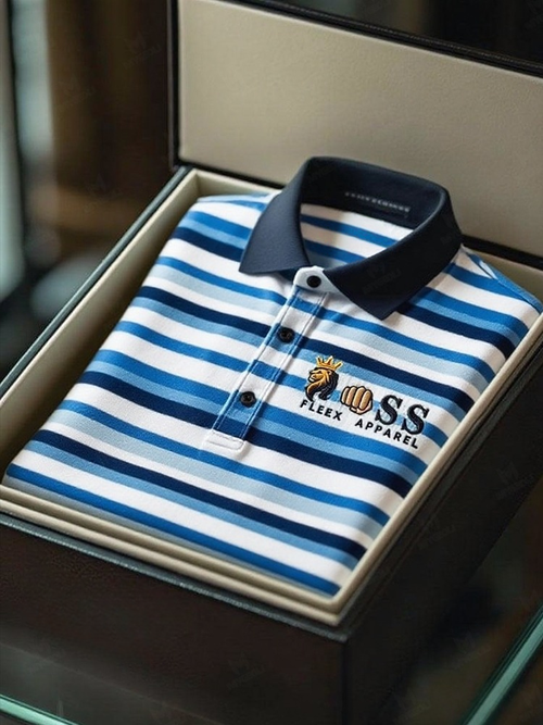 Men's Business Casual Short Sleeve Polo Shirt