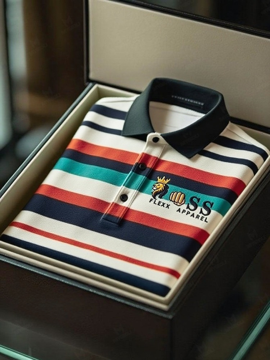 Men's Business Casual Short Sleeve Polo Shirt