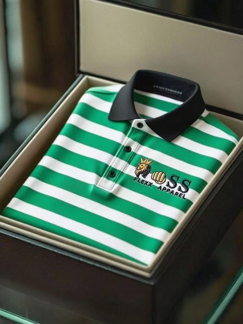 Men's Business Casual Short Sleeve Polo Shirt
