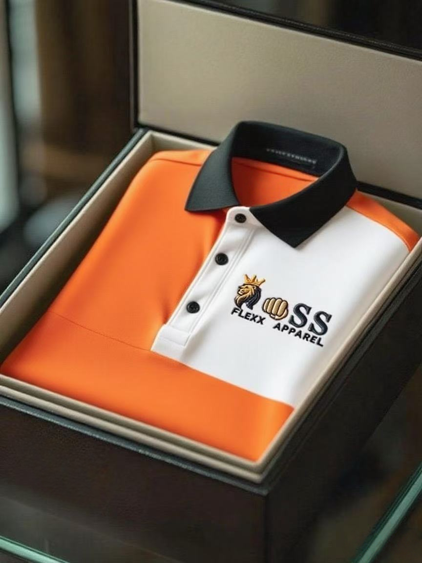 Men's Business Casual Short Sleeve Polo Shirt
