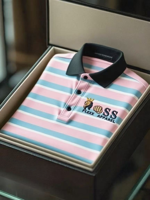 Men's Business Casual Short Sleeve Polo Shirt