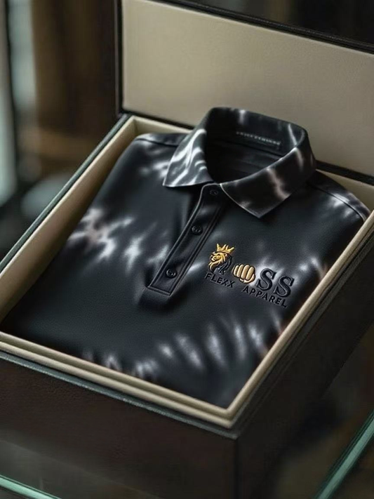 Men's Business Casual Short Sleeve Polo Shirt
