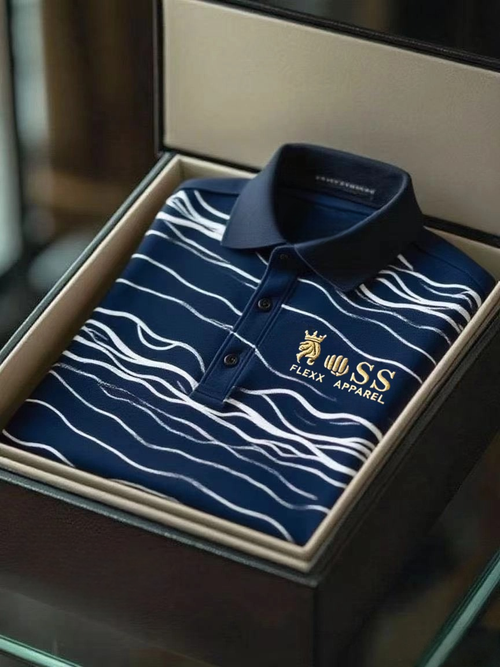 Men's Business Casual Short Sleeve Polo Shirt