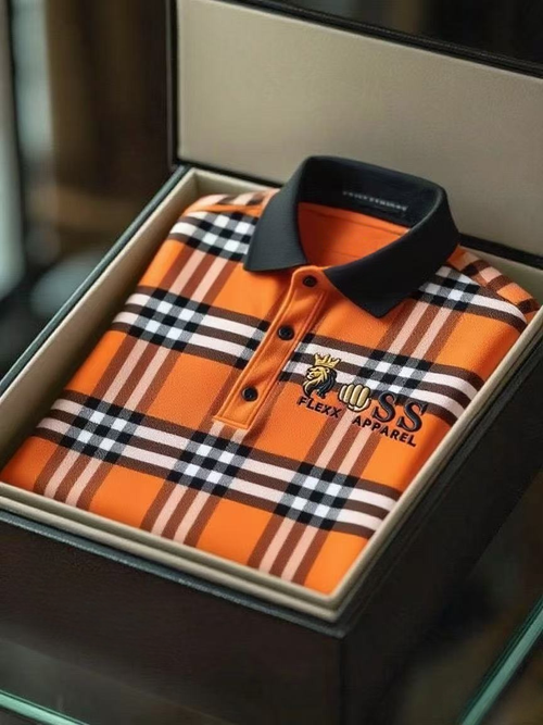 Men's Business Casual Short Sleeve Polo Shirt