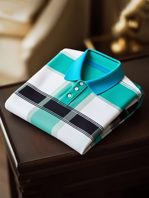 Men's Classic Business Short Sleeve Polo Shirt
