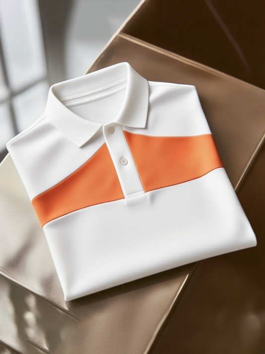Men's Classic Business Short Sleeve Polo Shirt