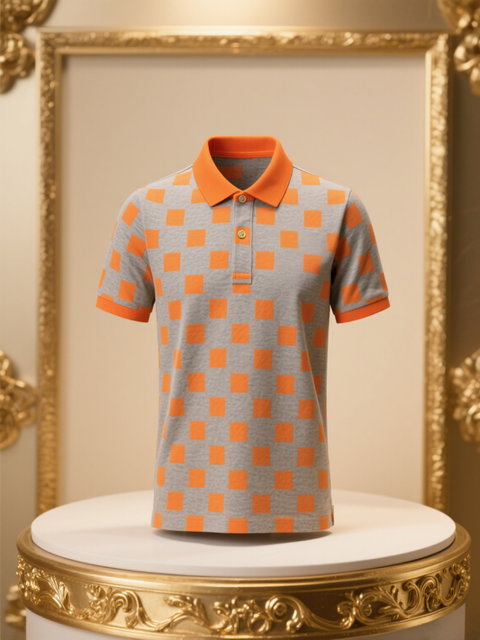 Men's Classic Business Short Sleeve Polo Shirt