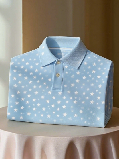 Men's Classic Business Short Sleeve Polo Shirt