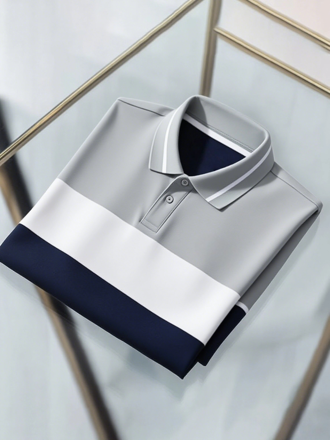 Men's Classic Business Short Sleeve Polo Shirt