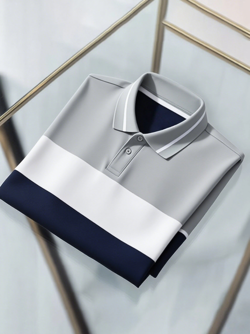 Men's Classic Business Short Sleeve Polo Shirt
