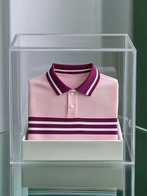 Men's Business Casual Artistic Button Short Sleeve Polo Shirt