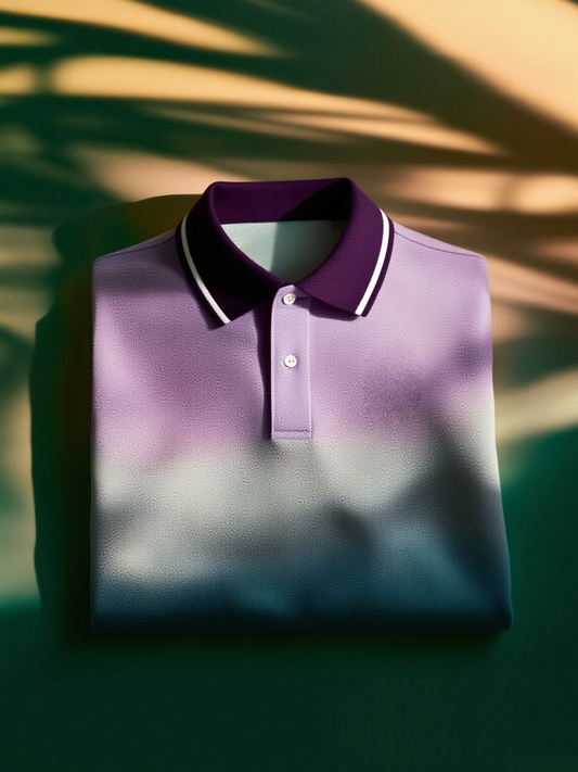 Men's Classic Business Short Sleeve Polo Shirt