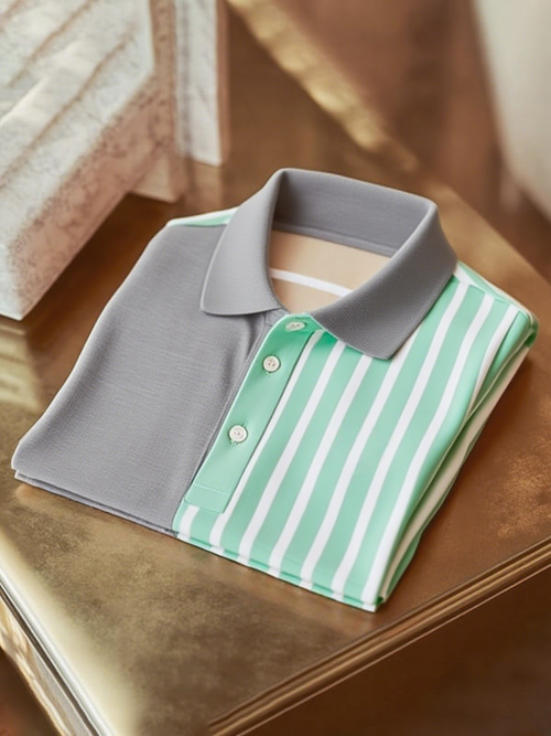Men's Classic Business Short Sleeve Polo Shirt
