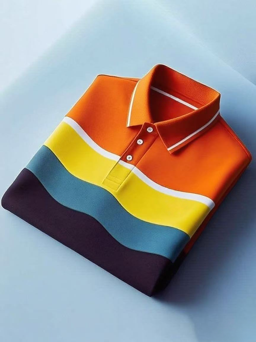 Men's Classic Business Short Sleeve Polo Shirt