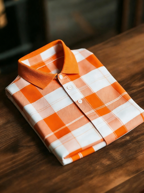 Men's Classic Business Button Short Sleeve Polo Shirt