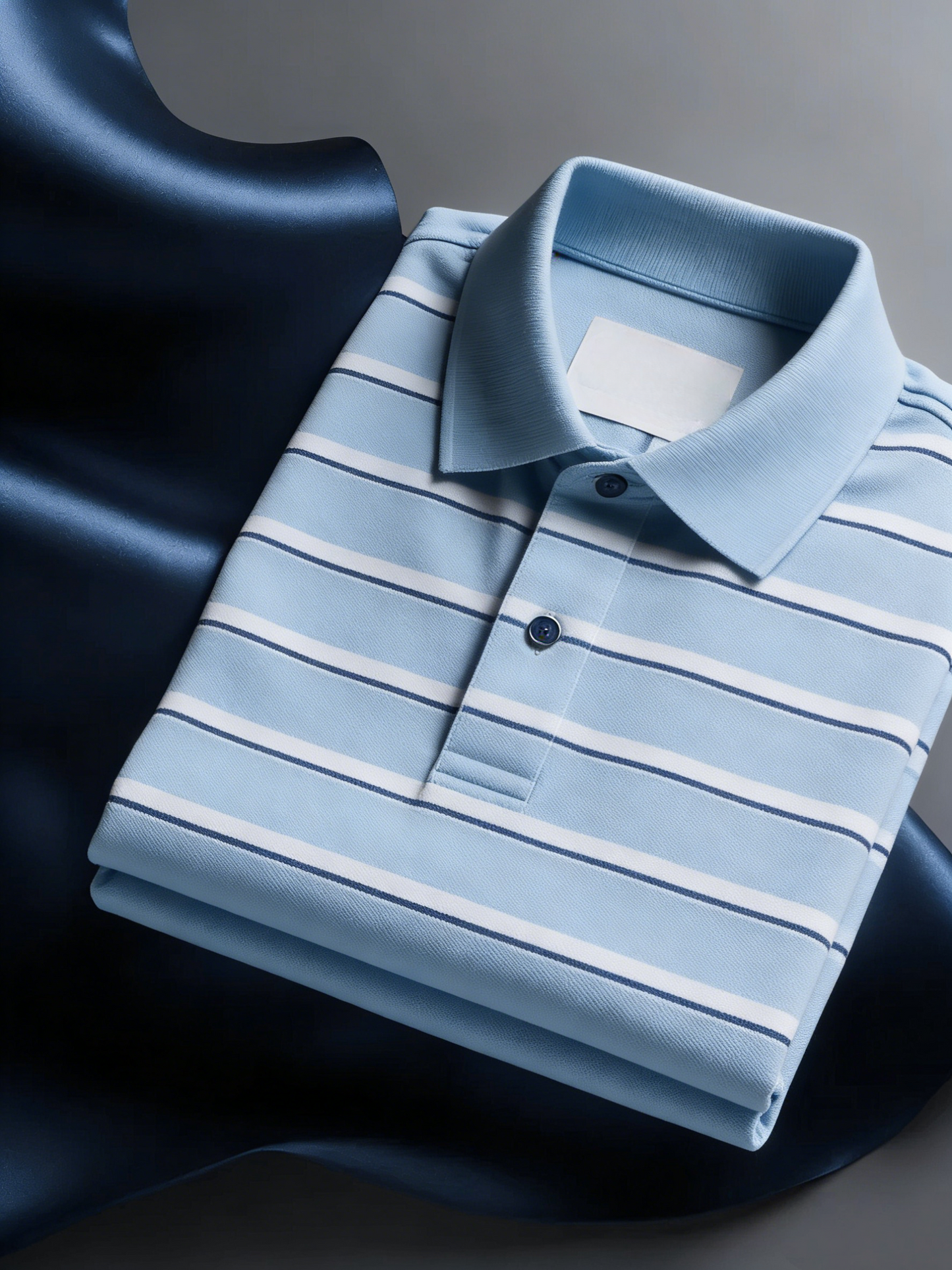 Men's Classic Business Button Short Sleeve Polo Shirt