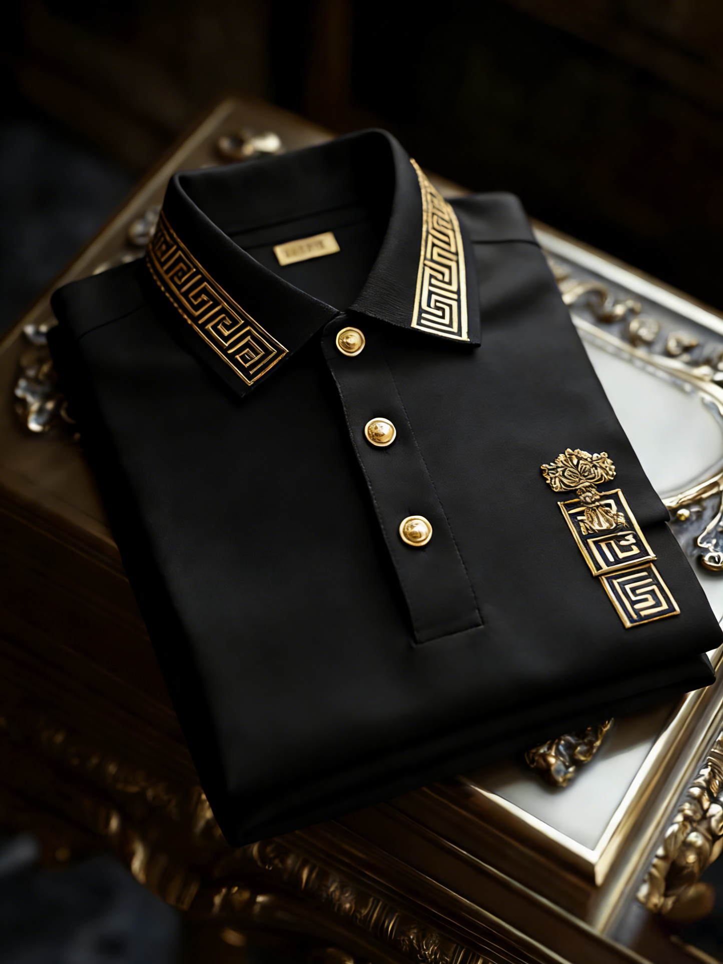 Men's Classic Business Button Short Sleeve Polo Shirt