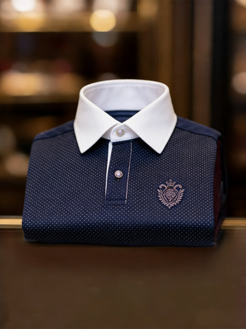 Men's Classic Business Button Short Sleeve Polo Shirt