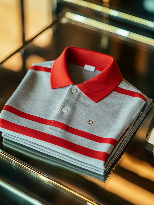 Men's Classic Business Button Short Sleeve Polo Shirt