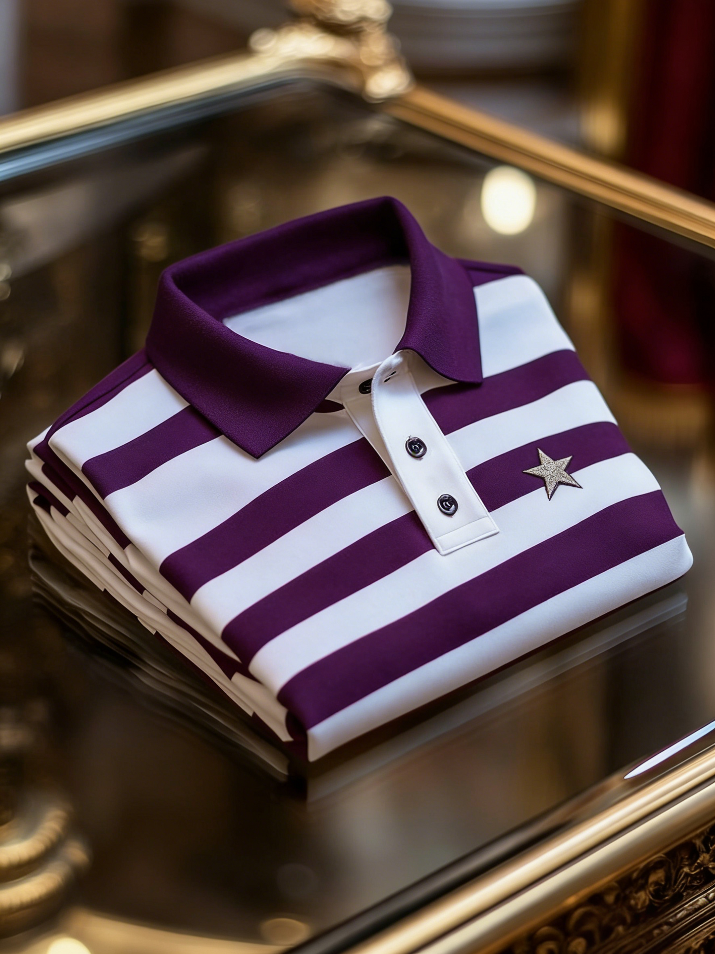 Men's Classic Business Button Short Sleeve Polo Shirt