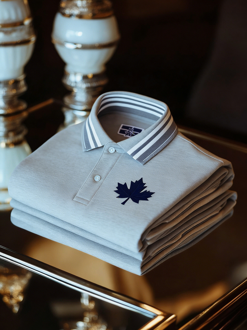 Men's Classic Business Button Short Sleeve Polo Shirt
