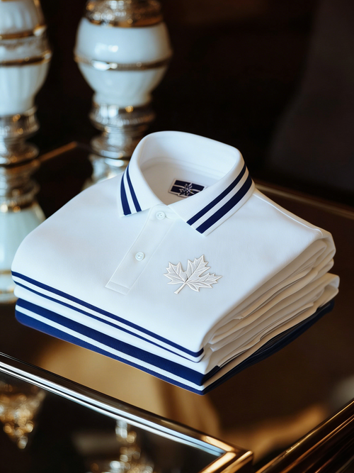 Men's Classic Business Button Short Sleeve Polo Shirt