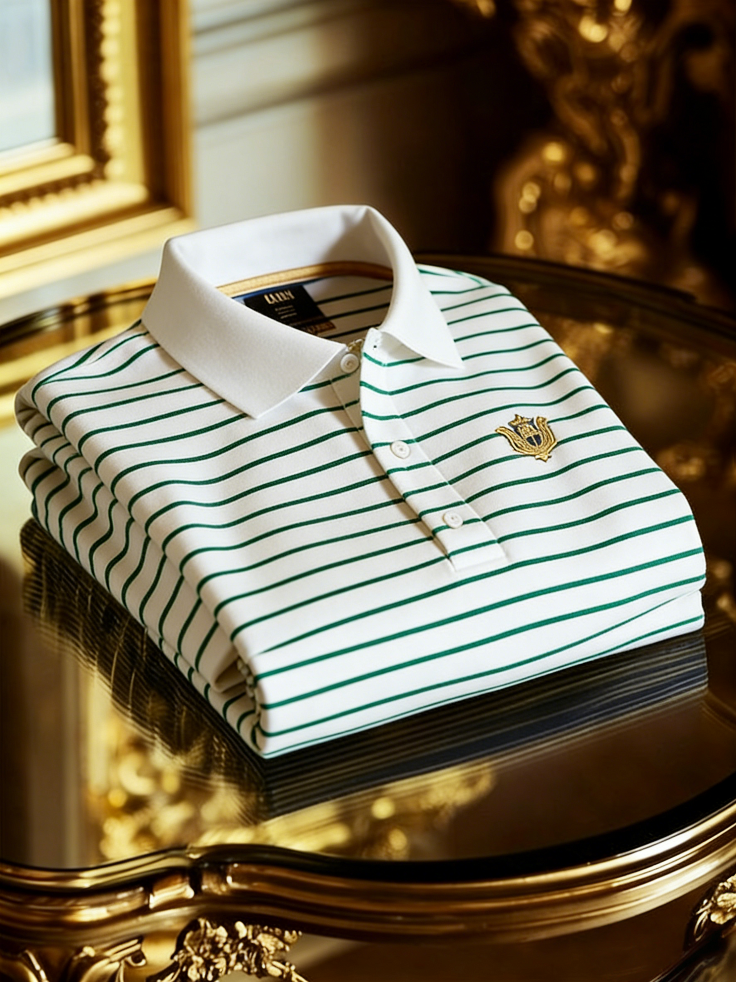 Men's Classic Business Button Short Sleeve Polo Shirt