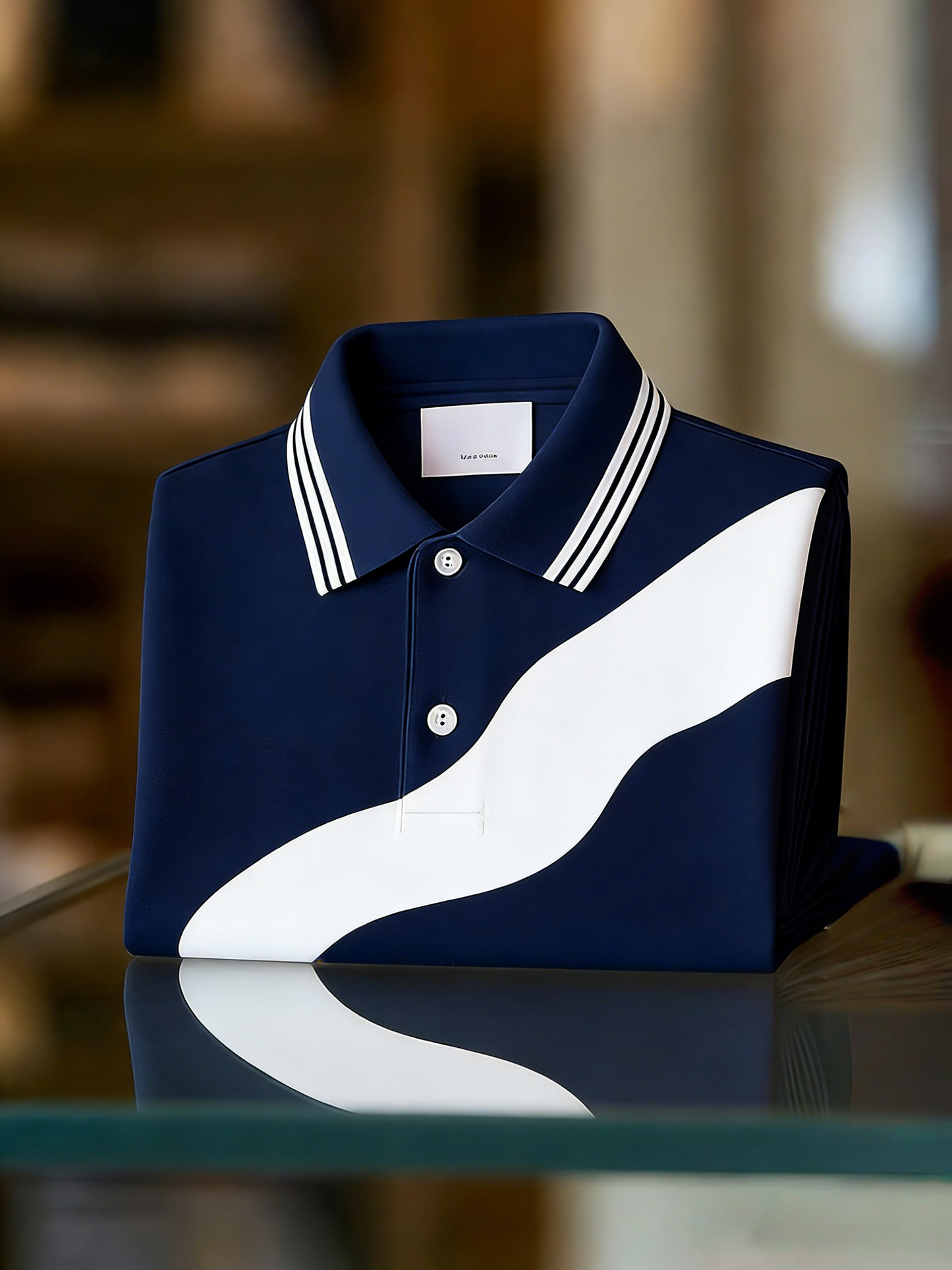 Men's Classic Business Button Short Sleeve Polo Shirt