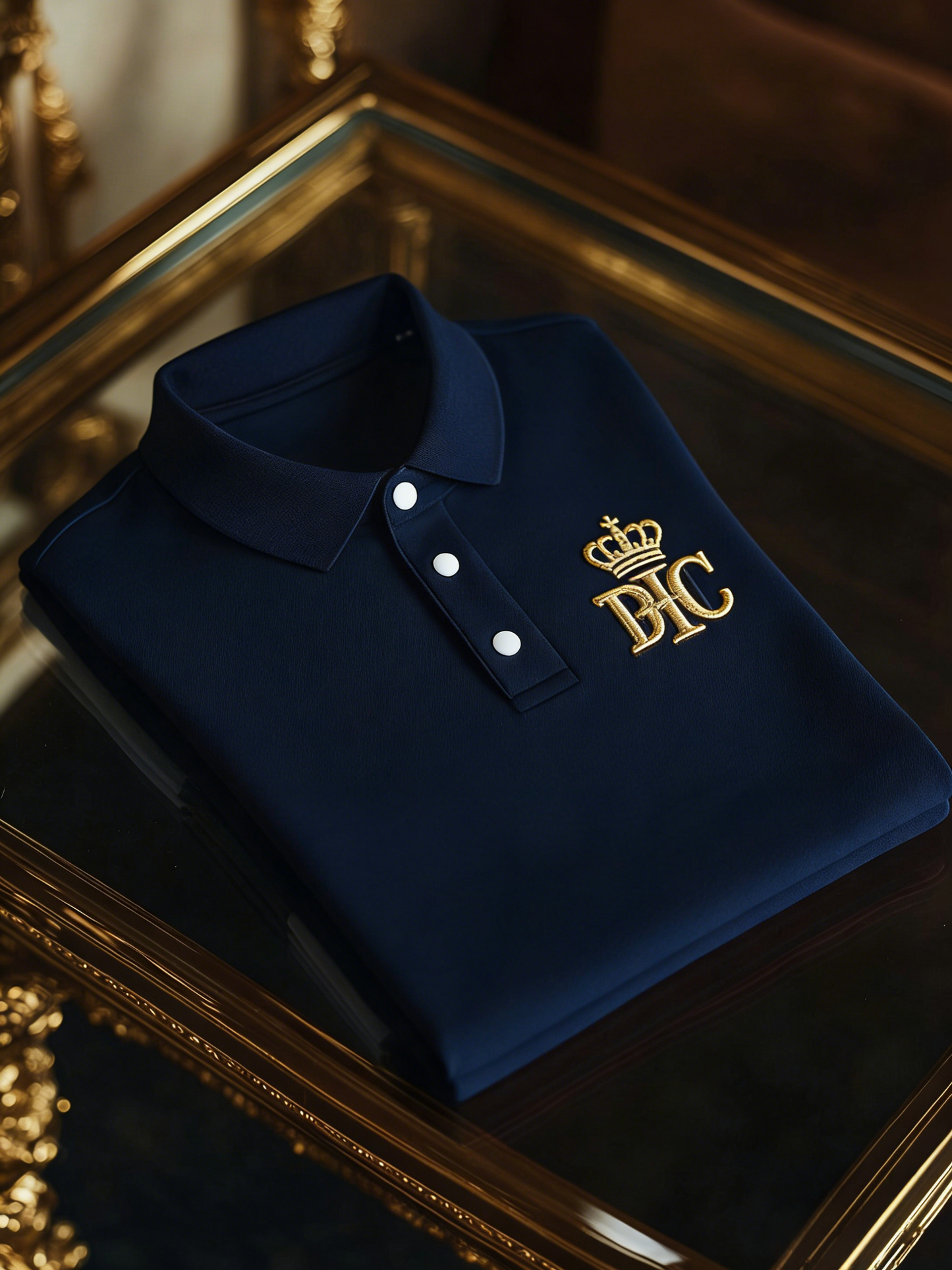 Men's Classic Business Button Short Sleeve Polo Shirt