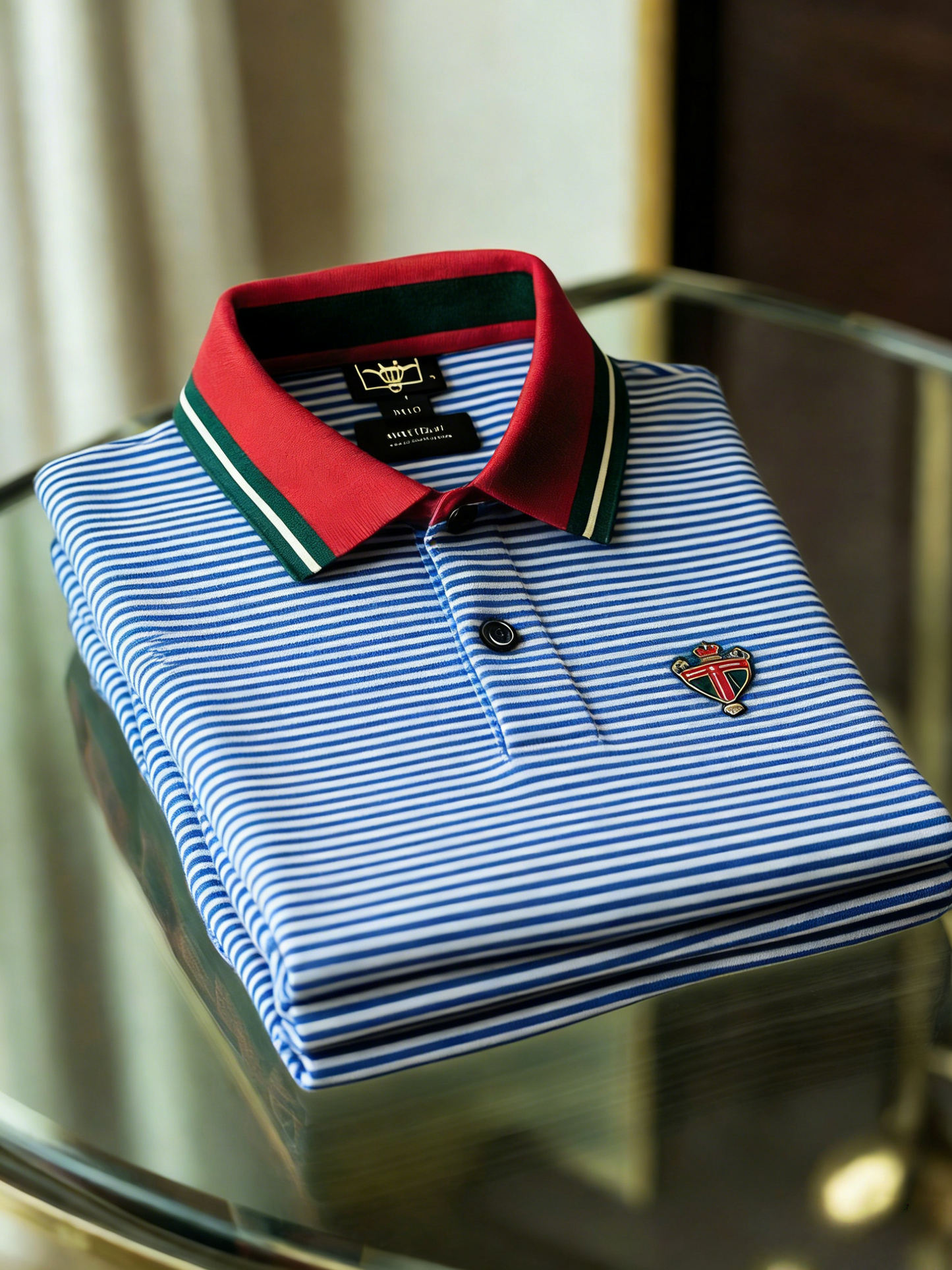 Men's Classic Business Button Short Sleeve Polo Shirt