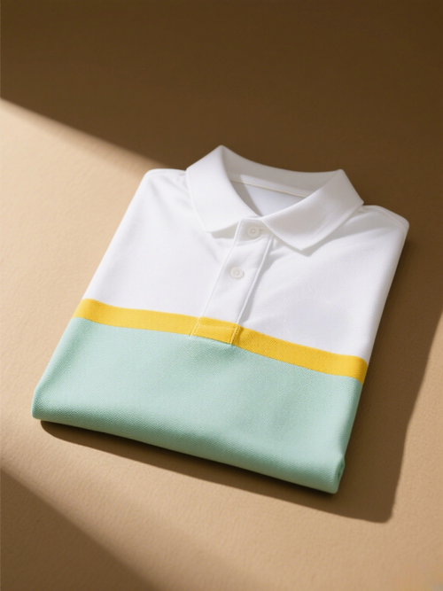 Men's Classic Business Button Short Sleeve Polo Shirt