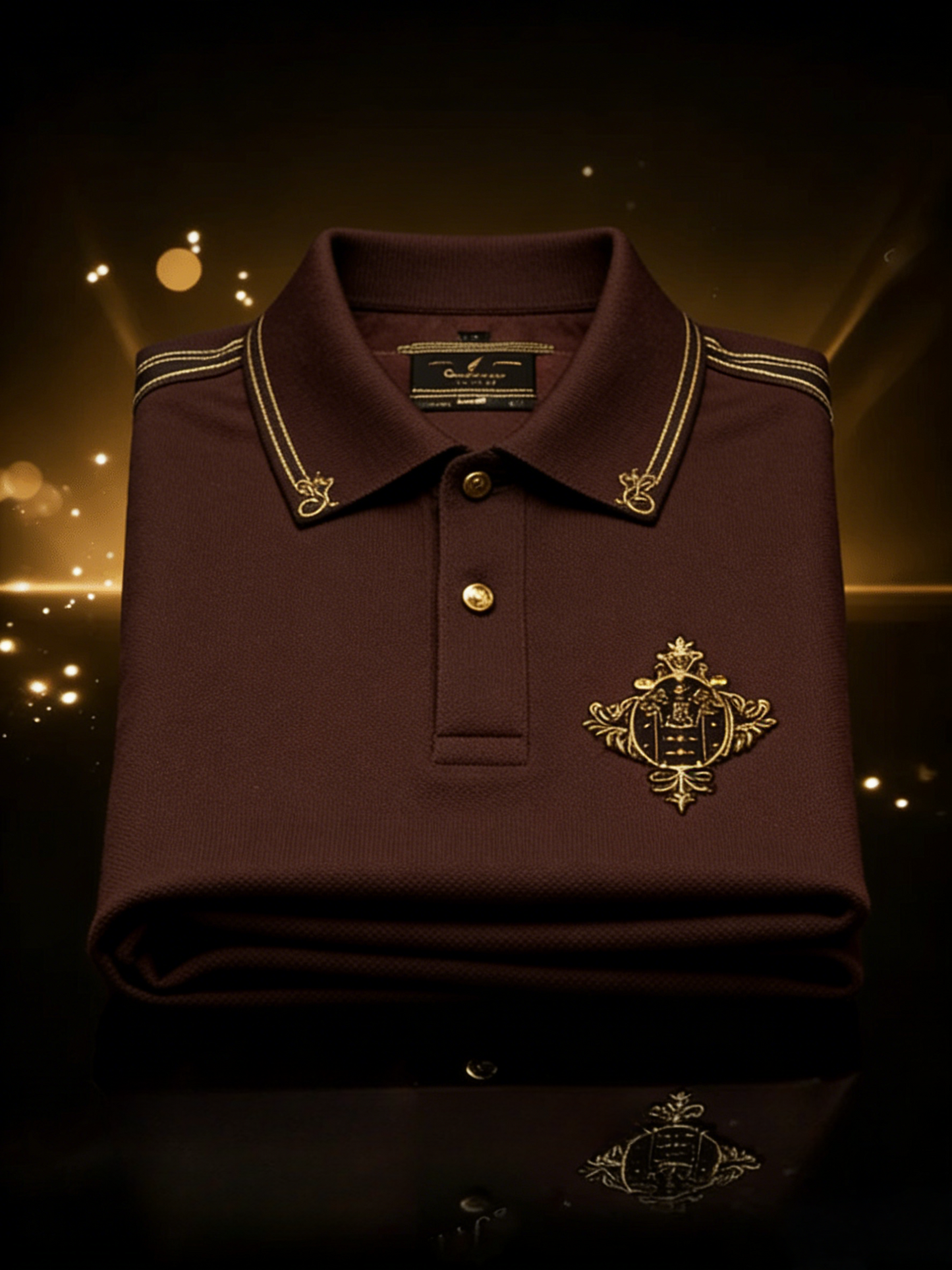 Men's Classic Business Button Short Sleeve Polo Shirt