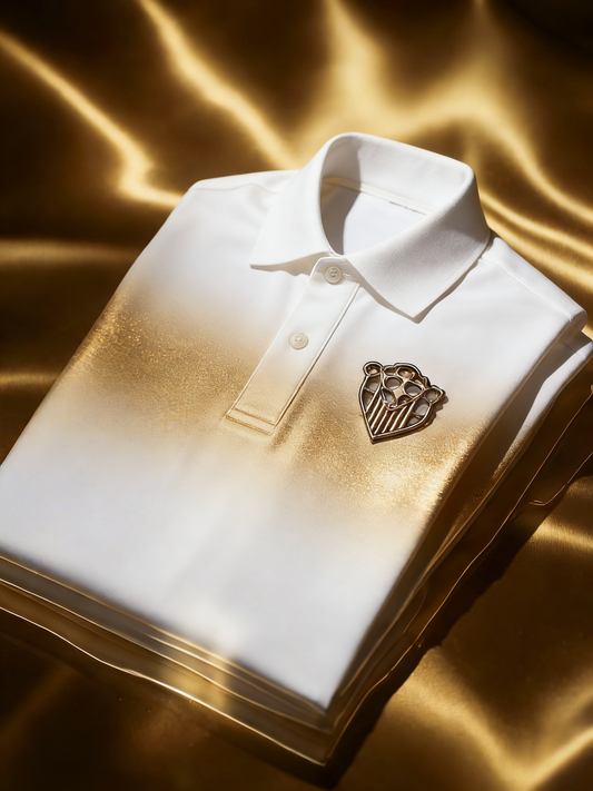 Men's Classic Business Button Short Sleeve Polo Shirt