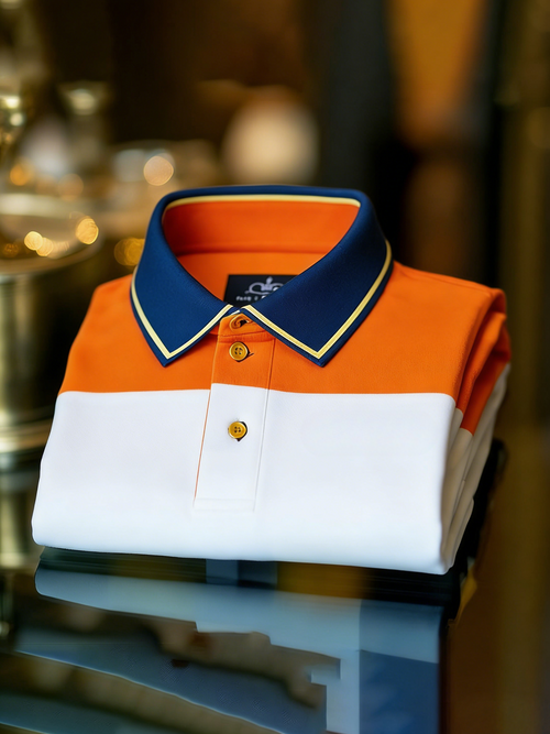 Men's Classic Business Button Short Sleeve Polo Shirt