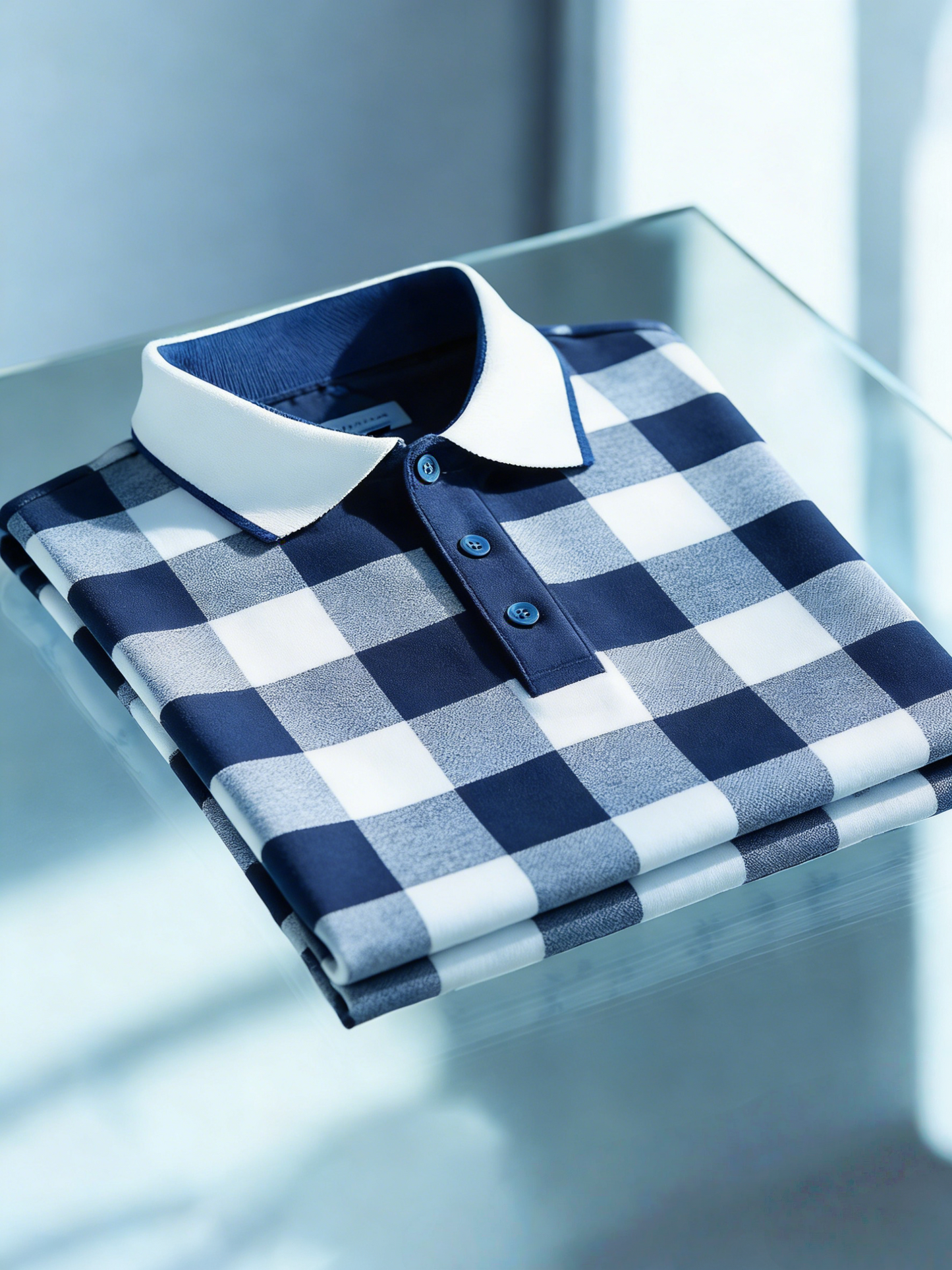 Men's Classic Business Button Short Sleeve Polo Shirt