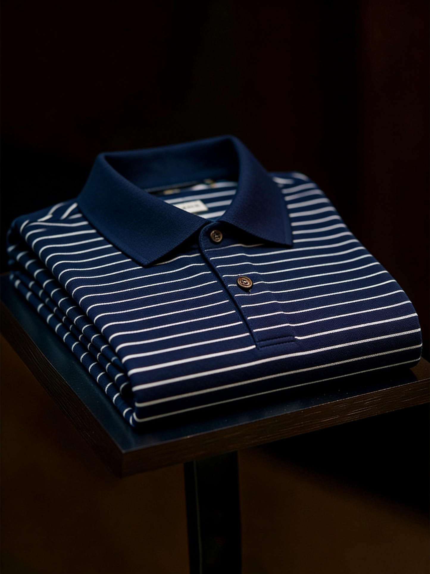 Men's Classic Business Button Short Sleeve Polo Shirt