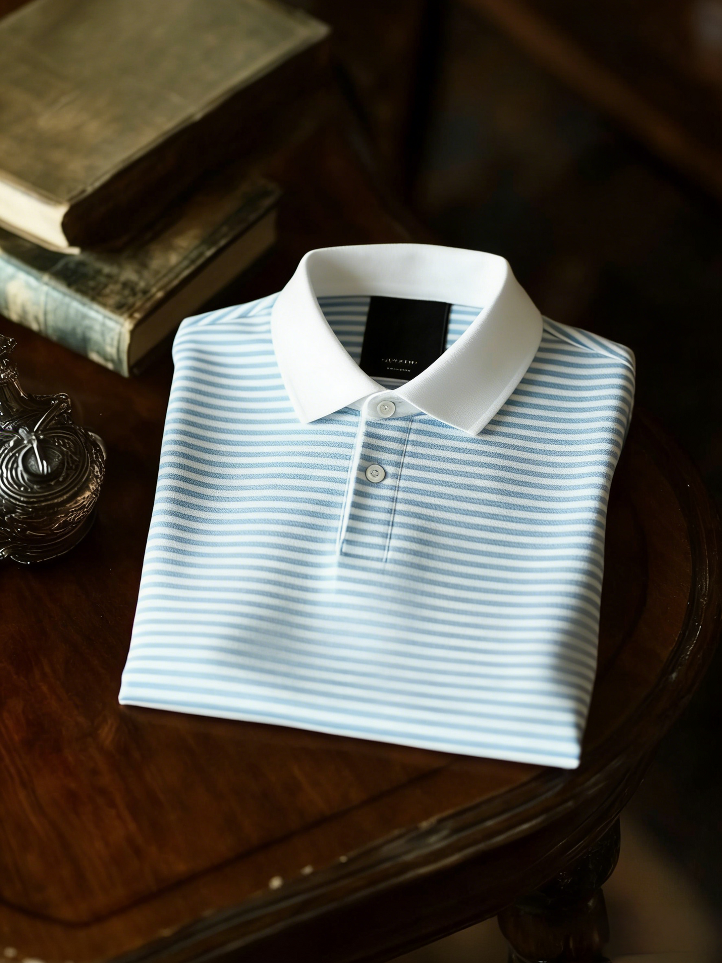Men's Classic Business Button Short Sleeve Polo Shirt