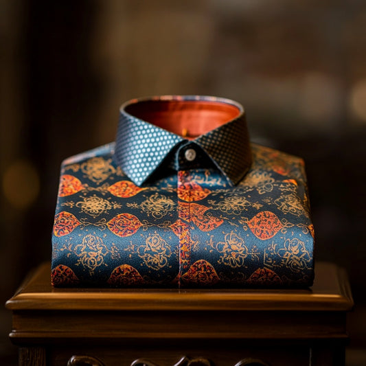 Luxury Premium High Elasticity Shirt Business Casual Out Vacation Long Sleeve Shirt